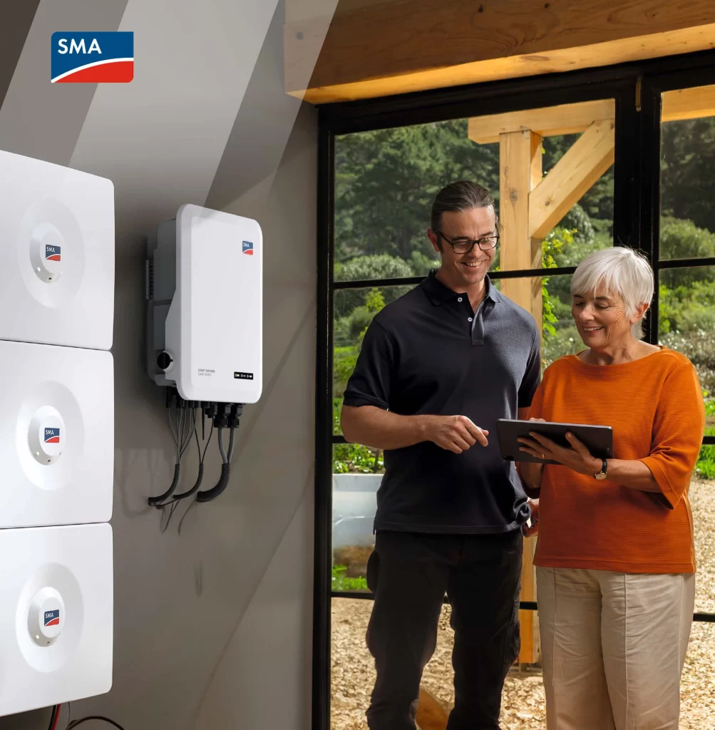 SMA slimme thuisbatterij